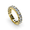 4.10CT round cut diamonds eternity ring , picture number 1