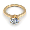 1.00CT round cut diamonds solitaire ring , picture number 2