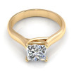 0.55CT princess cut diamonds solitaire ring , picture number 1
