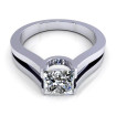 1.00CT princess cut diamonds solitaire ring , picture number 1