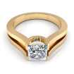 1.00CT princess cut diamonds solitaire ring , picture number 1