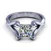 0.35CT princess cut diamonds solitaire ring , picture number 1