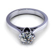 0.35CT round cut diamonds solitaire ring , picture number 1