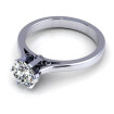 0.35CT round cut diamonds solitaire ring , picture number 2