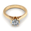0.35CT round cut diamonds solitaire ring , picture number 1