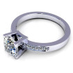 0.45CT round cut diamonds engagement ring , picture number 1