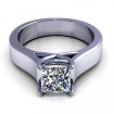 0.35CT princess cut diamonds solitaire ring , picture number 1