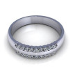 0.25CT round cut diamonds wedding band , picture number 1