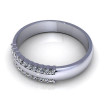 0.25CT round cut diamonds wedding band , picture number 2