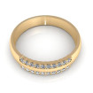 0.25CT round cut diamonds wedding band , picture number 1