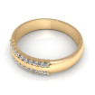 0.25CT round cut diamonds wedding band , picture number 2