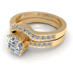 1.20CT round cut diamonds bridal set , picture number 2