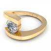0.80CT round cut diamonds solitaire ring , picture number 2