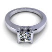 0.35CT princess cut diamonds solitaire ring , picture number 1