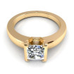 0.80CT princess cut diamonds solitaire ring , picture number 1