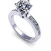 1.05CT round cut diamonds engagement ring , picture number 0