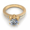 1.05CT round cut diamonds engagement ring , picture number 1