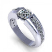 1.50CT round cut diamonds engagement ring , picture number 0