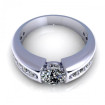 1.05CT round cut diamonds engagement ring , picture number 1