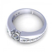1.05CT round cut diamonds engagement ring , picture number 2