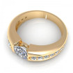 1.50CT round cut diamonds engagement ring , picture number 2
