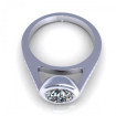 1.00CT round cut diamonds engagement ring , picture number 1