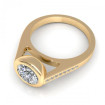 1.20CT round cut diamonds engagement ring , picture number 2