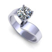 0.80CT round cut diamonds solitaire ring , picture number 0