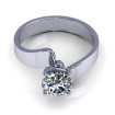 0.80CT round cut diamonds solitaire ring , picture number 1