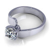 0.80CT round cut diamonds solitaire ring , picture number 2