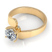 1.25CT round cut diamonds solitaire ring , picture number 2