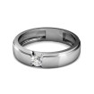 0.25CT round cut diamonds wedding band , picture number 1