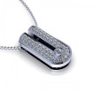 0.23CT round cut diamonds diamond pendants , picture number 1
