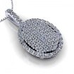 0.45CT round cut diamonds diamond pendants , picture number 1