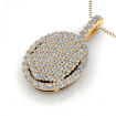 0.45CT round cut diamonds diamond pendants , picture number 1
