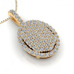 0.45CT round cut diamonds diamond pendants , picture number 2