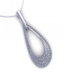 0.50CT round cut diamonds diamond pendants , picture number 2
