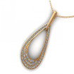 0.50CT round cut diamonds diamond pendants , picture number 1