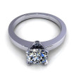 0.80CT round cut diamonds solitaire ring , picture number 1