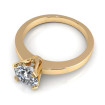 1.15CT round cut diamonds solitaire ring , picture number 2