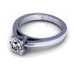 0.80CT round cut diamonds solitaire ring , picture number 2