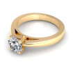 1.00CT round cut diamonds solitaire ring , picture number 2