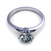 0.80CT round cut diamonds solitaire ring , picture number 1