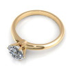 0.55CT round cut diamonds solitaire ring , picture number 2