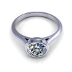 0.80CT round cut diamonds solitaire ring , picture number 1