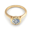 0.80CT round cut diamonds solitaire ring , picture number 1