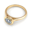 0.55CT round cut diamonds solitaire ring , picture number 2