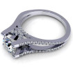 0.95CT round cut diamonds engagement ring , picture number 2