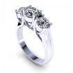2.40CT round cut diamonds three stone ring , picture number 0
