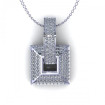 0.60CT round cut diamonds diamond pendants , picture number 0
